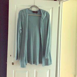 Pale turquoise 100% linen sweater new without tags